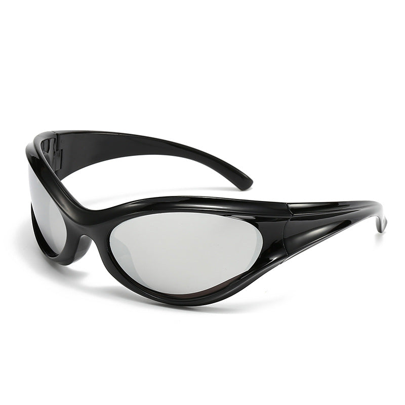 Dame sporty solbriller med aerodynamisk design og UV-beskyttelse Skanto