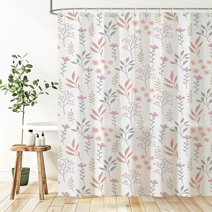 Blomstertrykk dusjkappe Skanto