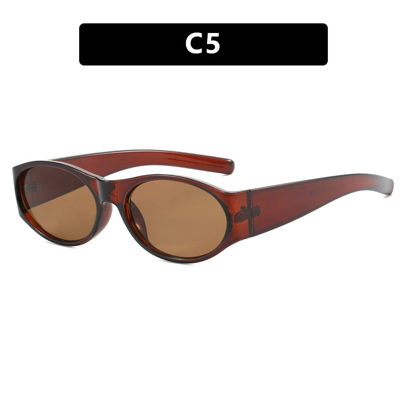Women's fashion sunglasses with elegant, oval design and UV protection Skanto