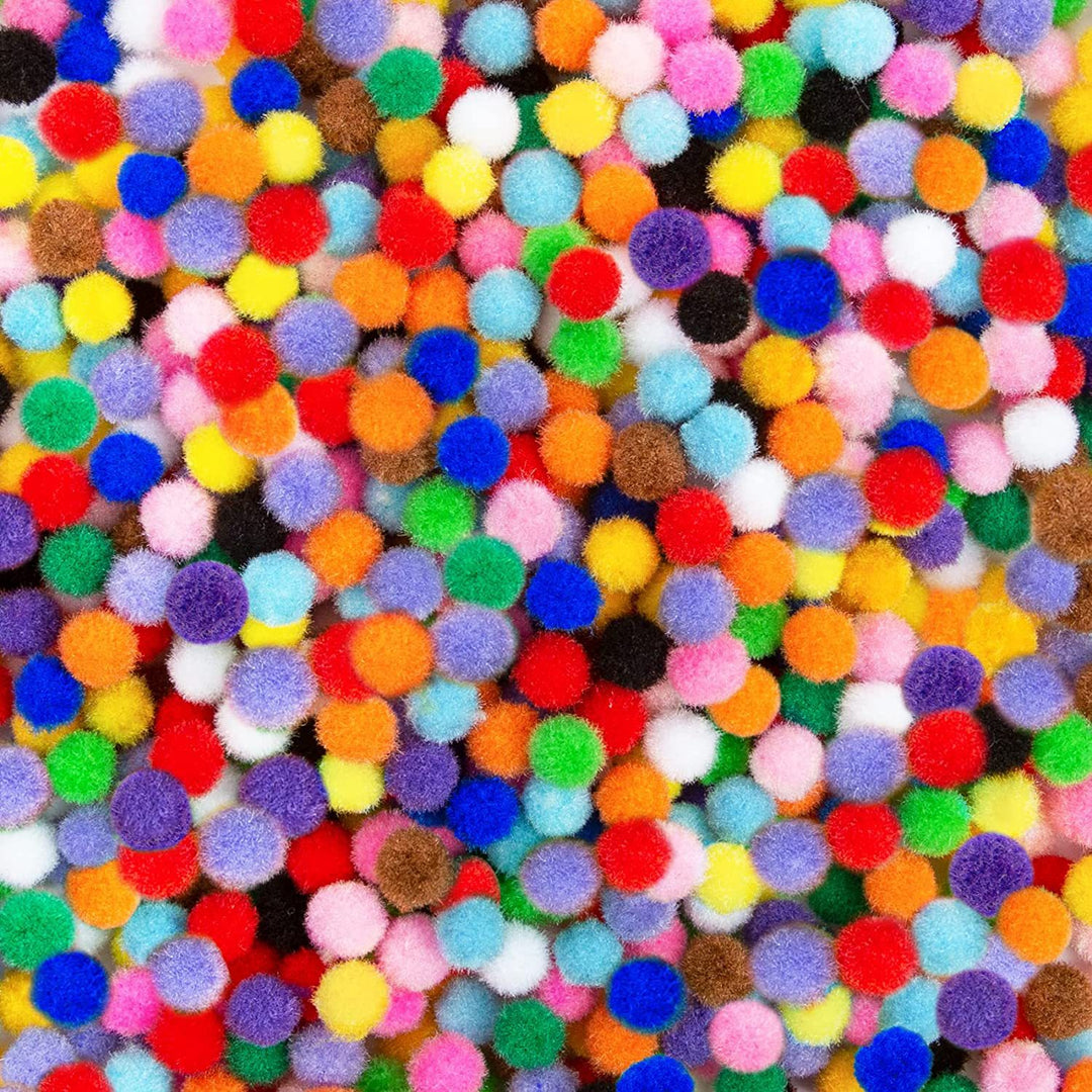 Unisex fargerike Bastelpompons Skanto
