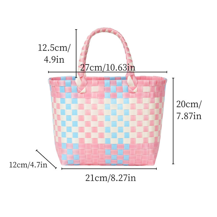 Håndvevd strandbag Skanto