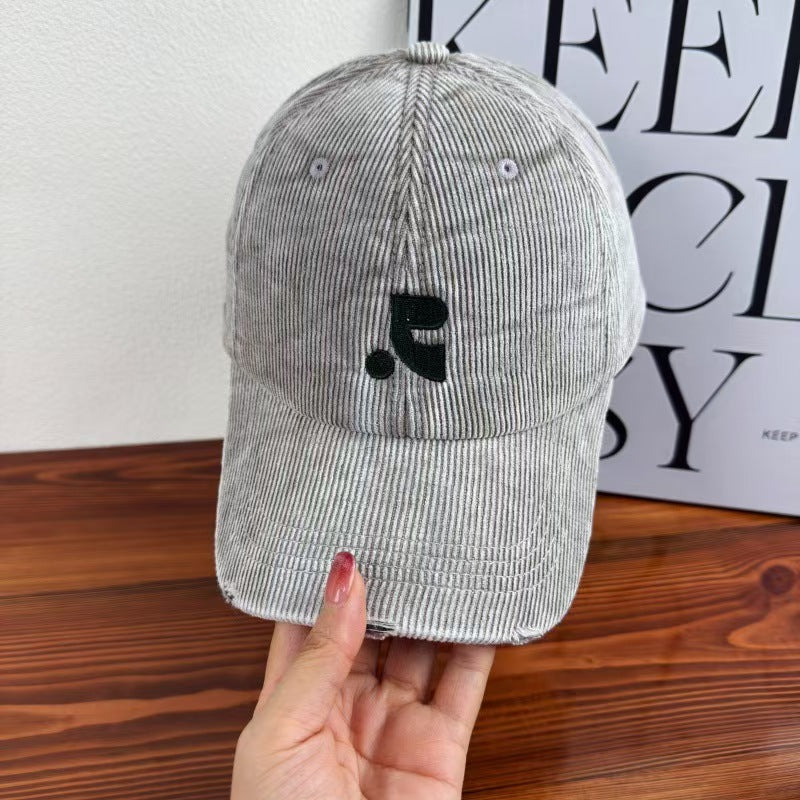 Kvinnenes fløyels teksturerte baseball cap Skanto