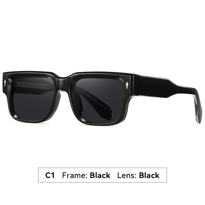Dame solbrille i moderne, kantet design Skanto