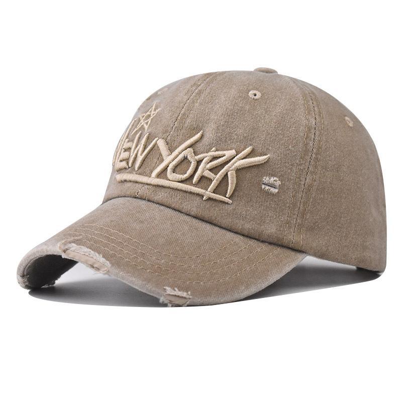 Herre Slitt Casual Brodert Caps Skanto