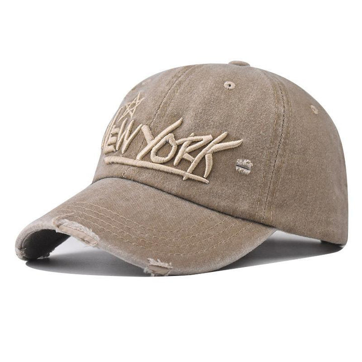 Herre Slitt Casual Brodert Caps Skanto
