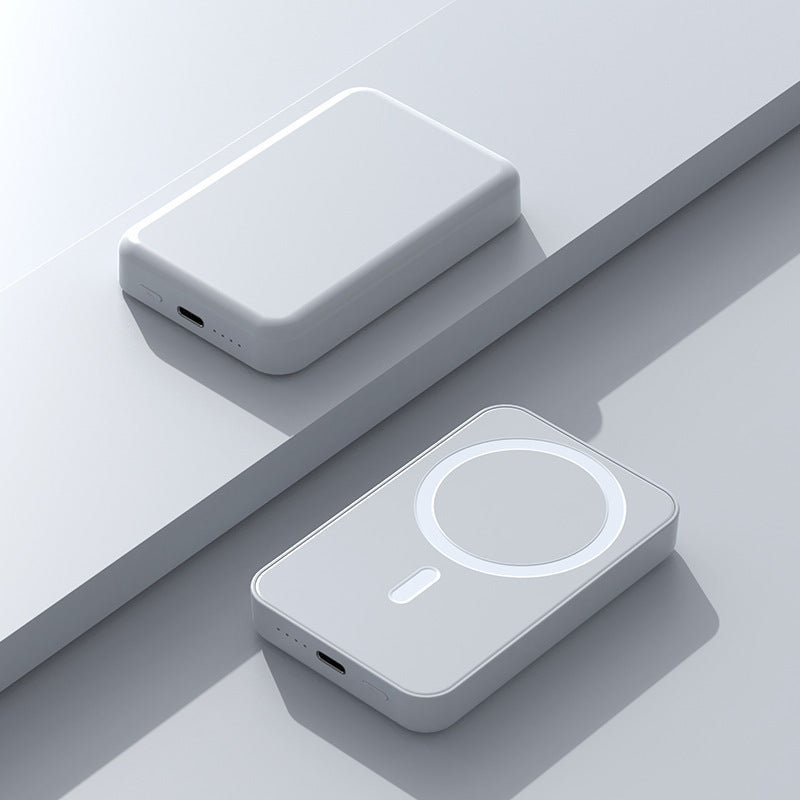 Bærbar powerbank med trådløs ladeteknologi og innovativ magnetteknologi Skanto