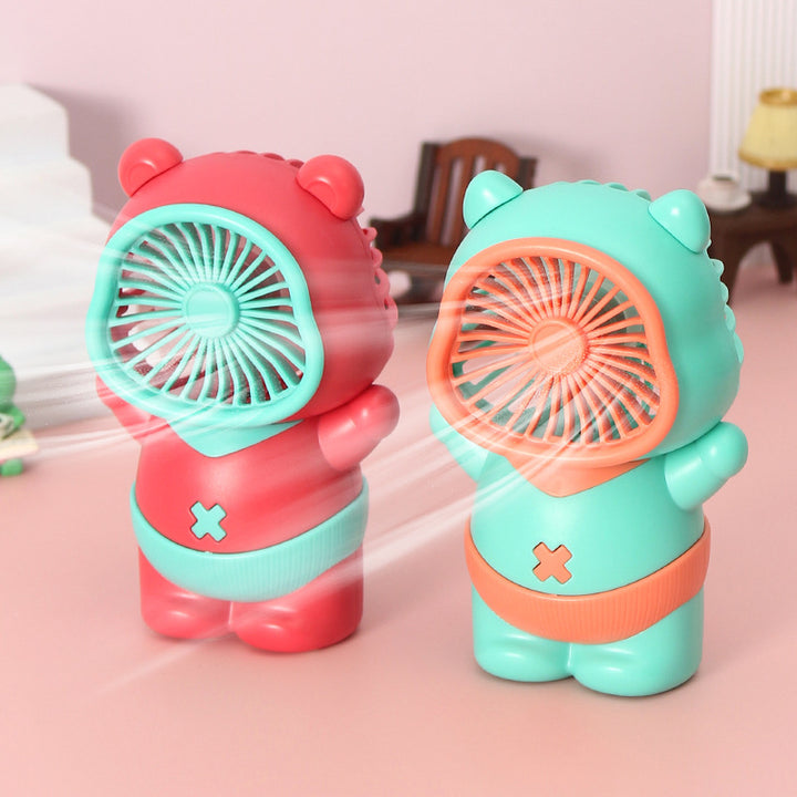 Dame portable mini vifte i bjørn design Skanto