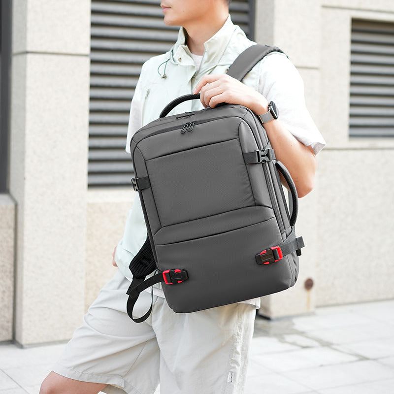 Multi-Funksjonell Laptop-Ryggsekk med Vannavvisende Design og Ergonomiske Bæreremmer Skanto