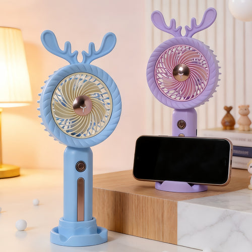 Dame Bærbar Håndvifte med kreativt Gevir-Design Skanto