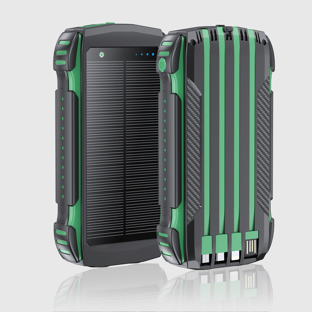Solar Powerbank med Høy Kapasitet Fra Skanto
