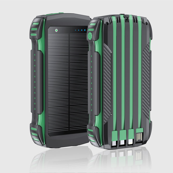 Solar Powerbank med Høy Kapasitet Fra Skanto