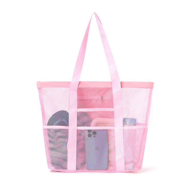 Stor strandbag av pustende mesh-materiale Skanto
