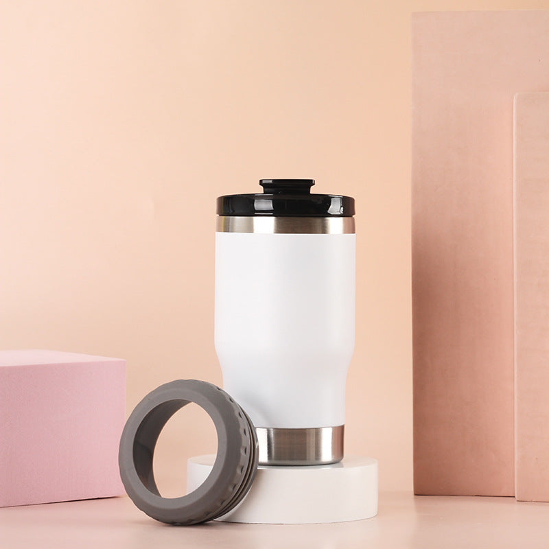Dame Isolert Kaffeekopp med rutsjsikker silikonunderlag Skanto