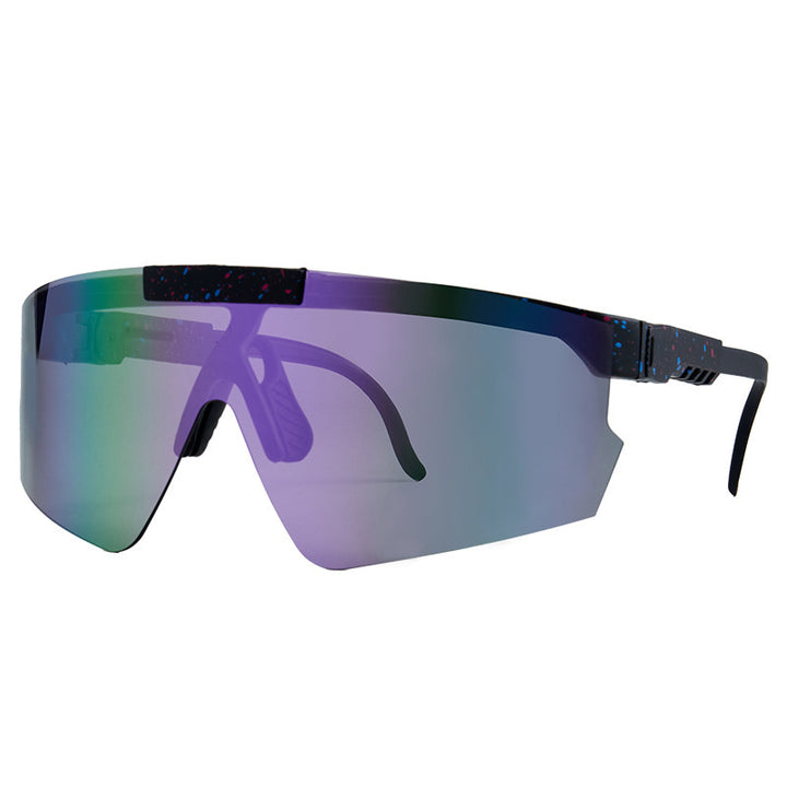 Dame Sport-solbrille i moderne design med store glass Skanto