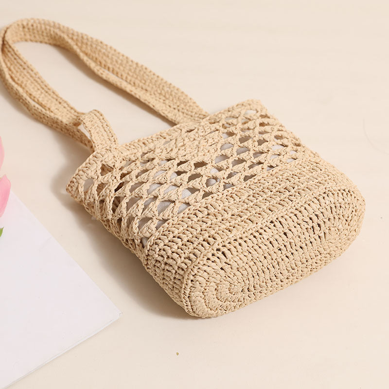 Handmade Net Bag with Elegant Straps Skanto