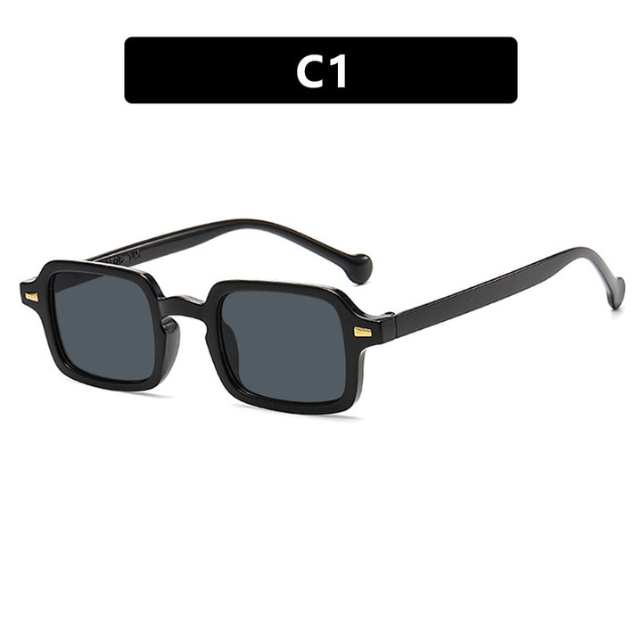Women's exclusive square sunglasses with elegant metal frame and UV protection Skanto