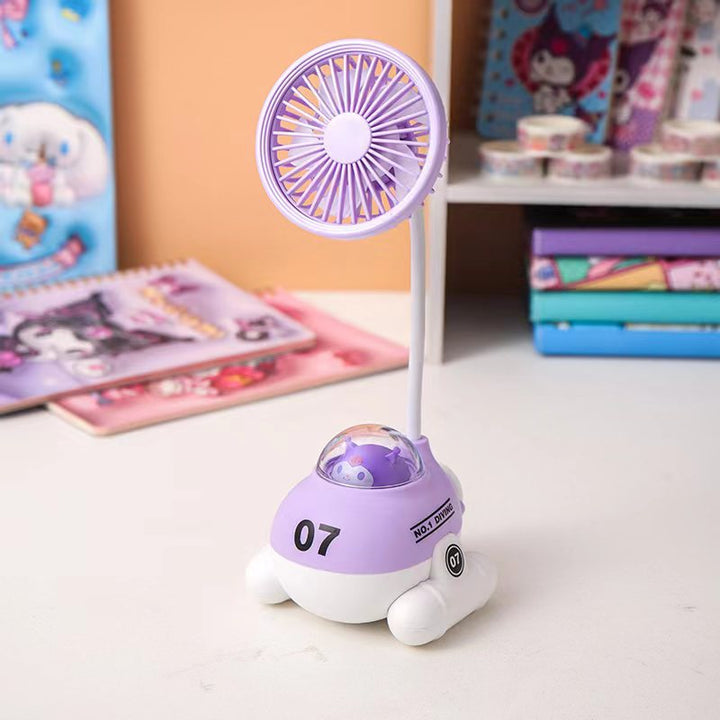 Unisex Bærbar Mini-vifte i søtt panda-design Skanto