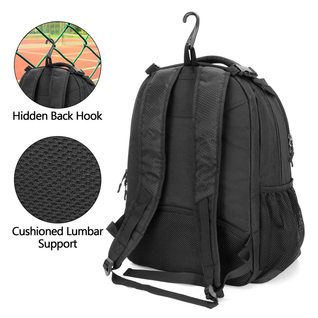 Unisex sporty ryggsekk med spesielle rom for sportsutstyr Skanto