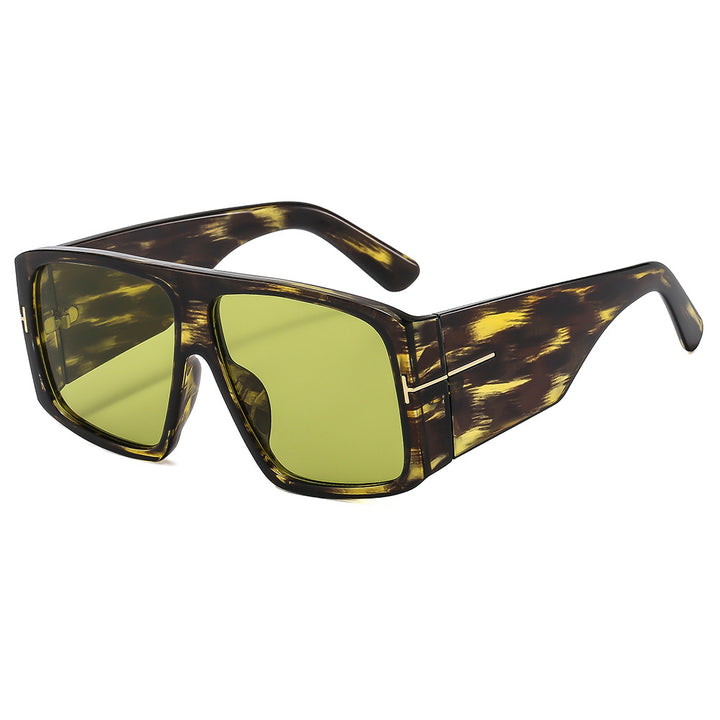 Dame oversized solbriller med moderne design og UV-beskyttelse Skanto