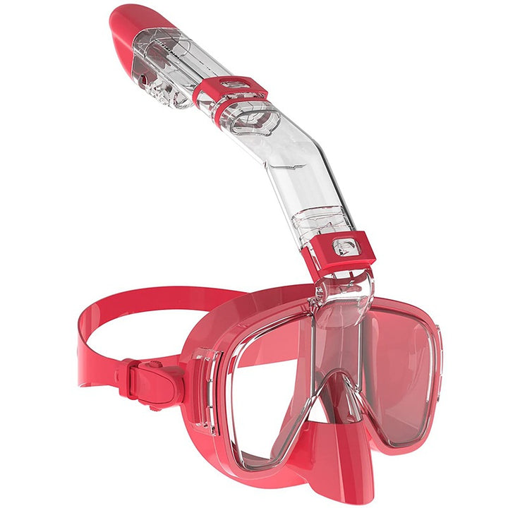 Snorkelmaske med integrert svømmebrille Skanto