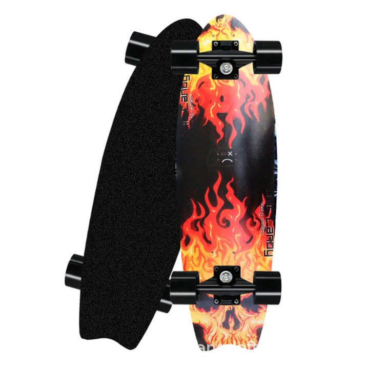 Surf-Inspirert Mini Cruiser Skateboard Skanto