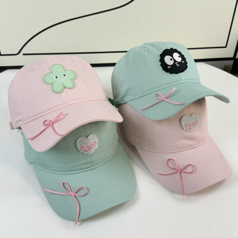 Kvinners søte karakter broderte baseball cap Skanto