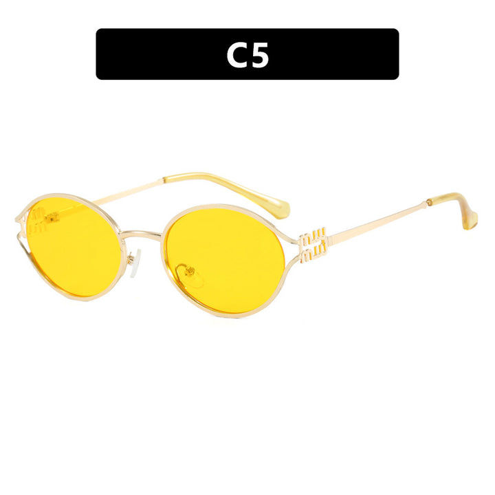 Women's elegant oval sunglasses Skanto