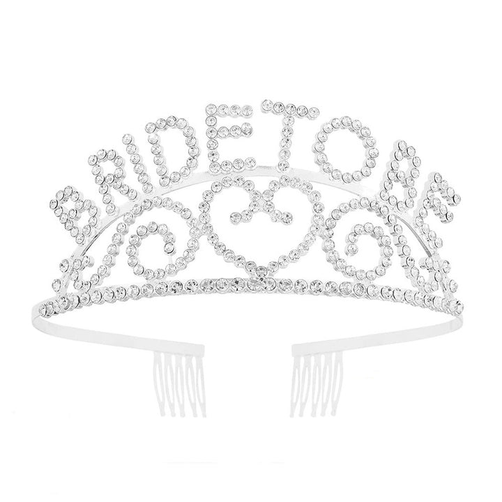 Dame Glitrende Tiara med Hjerte Motiver Skanto