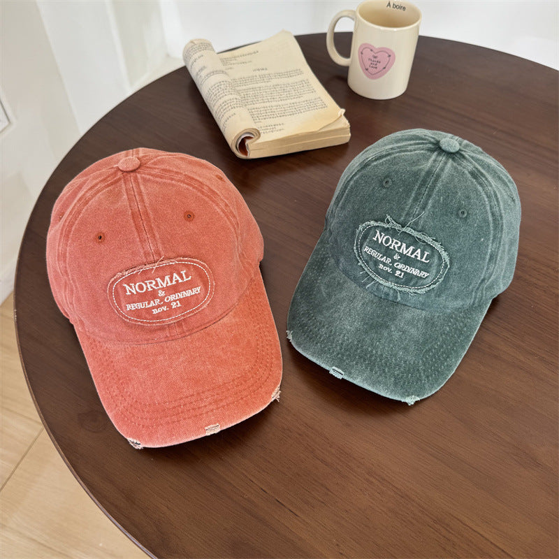 Herre Casual Slitt Bomull Baseball Caps Skanto