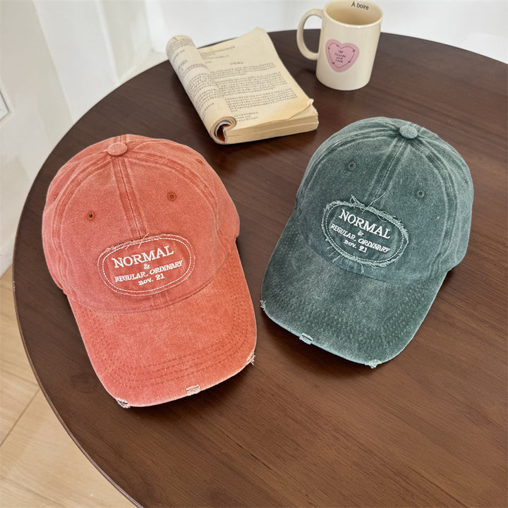 Herre Casual Slitt Bomull Baseball Caps Skanto