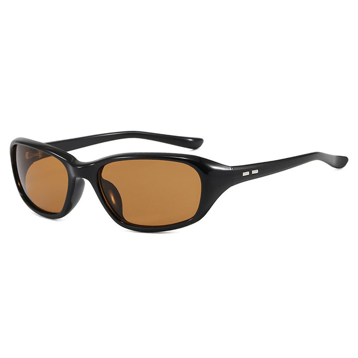 Dame sporty solbriller med bred, ergonomisk ramme Skanto