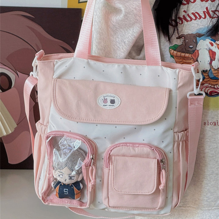 Multi-lomme Casual Tote Bag Skanto