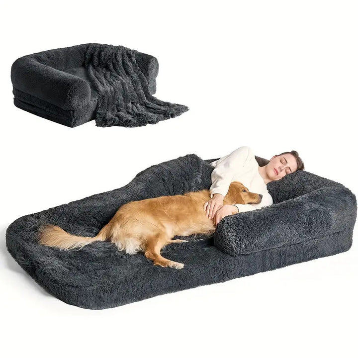 Plush Ortopedisk Lounger Hundeforing