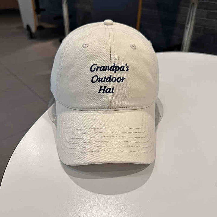 Unisex Justerbar Brodert Utendørs Caps Skanto
