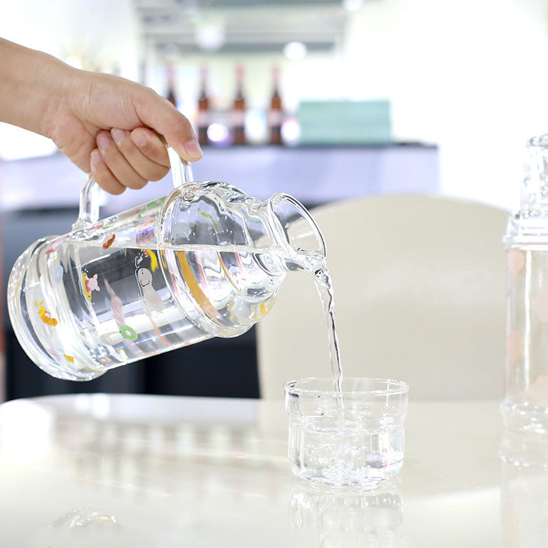 Dame Glass Mug med fortryllende dyremotiver Skanto