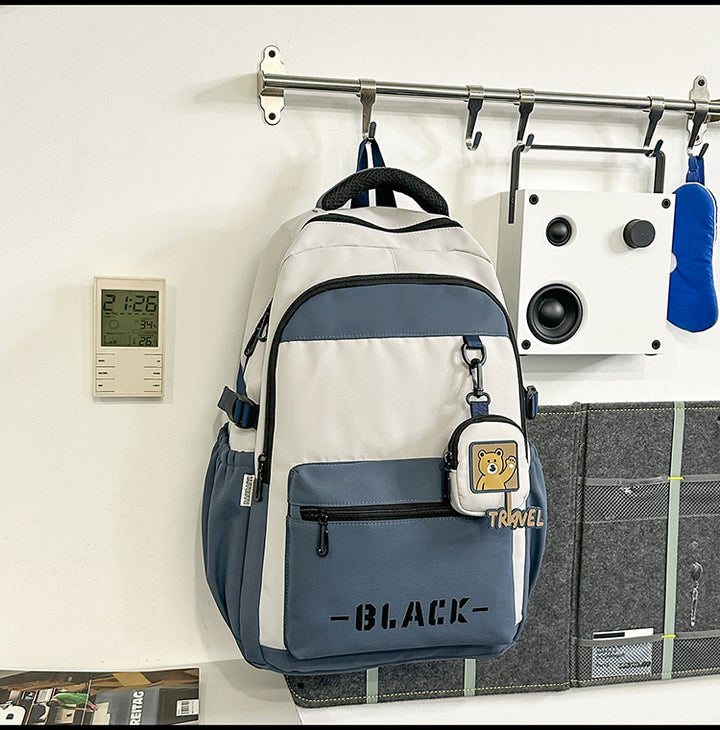 Multi-compartments fritidsreiseskole ryggsekk