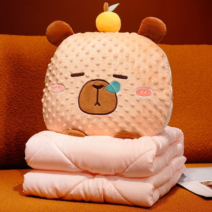 Cuddle Ready Cute Cartoon Pillow Skantoanket | Skanto