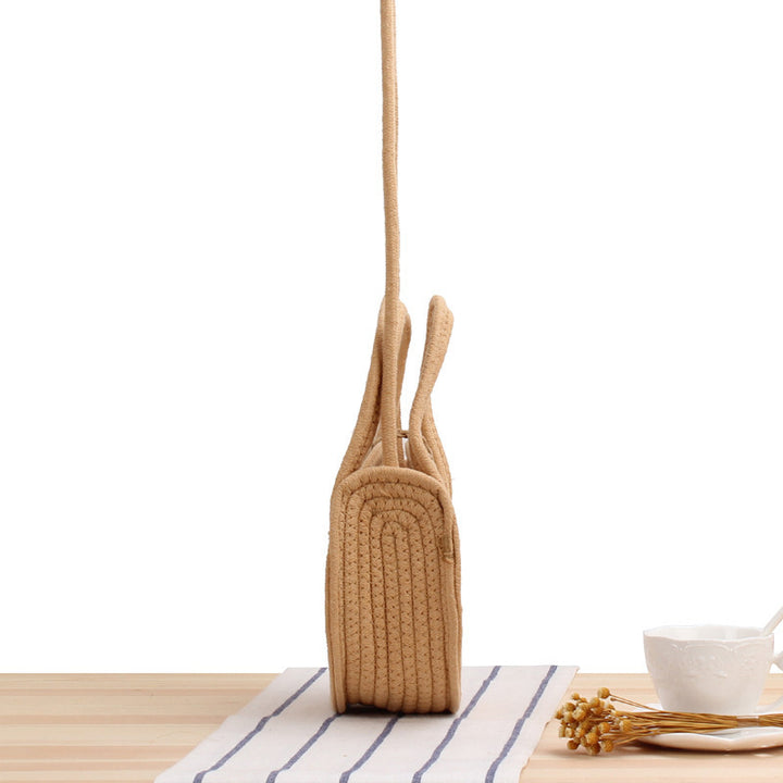 Round Macrame Shoulder Bag Skanto