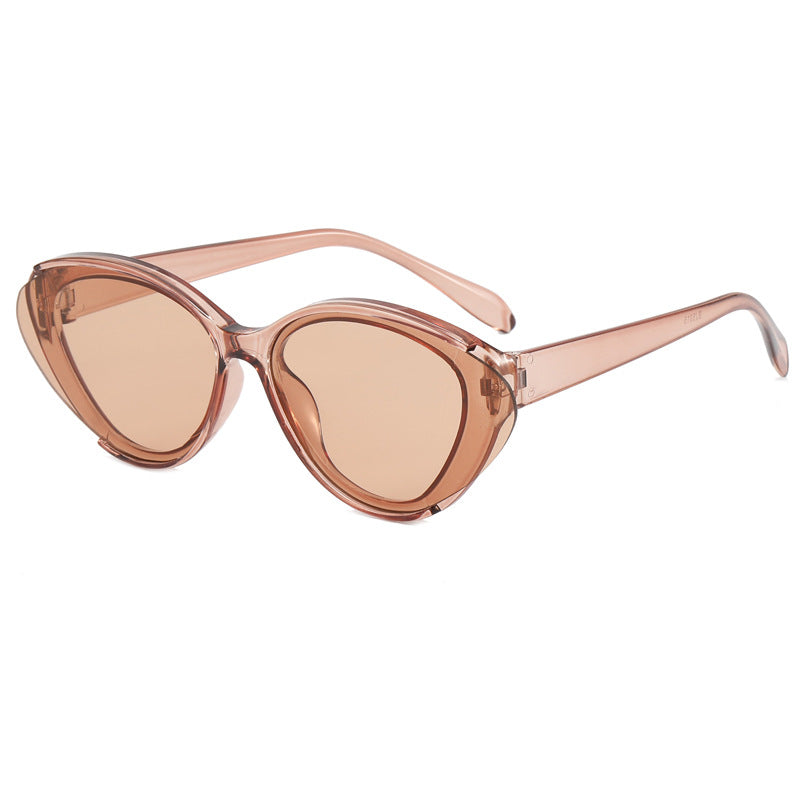 Dame Oversized solbrille med gradient Skanto