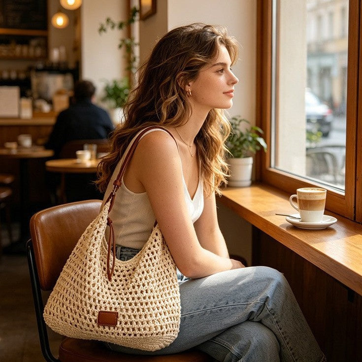 Handmade crochet crossover bag Skanto