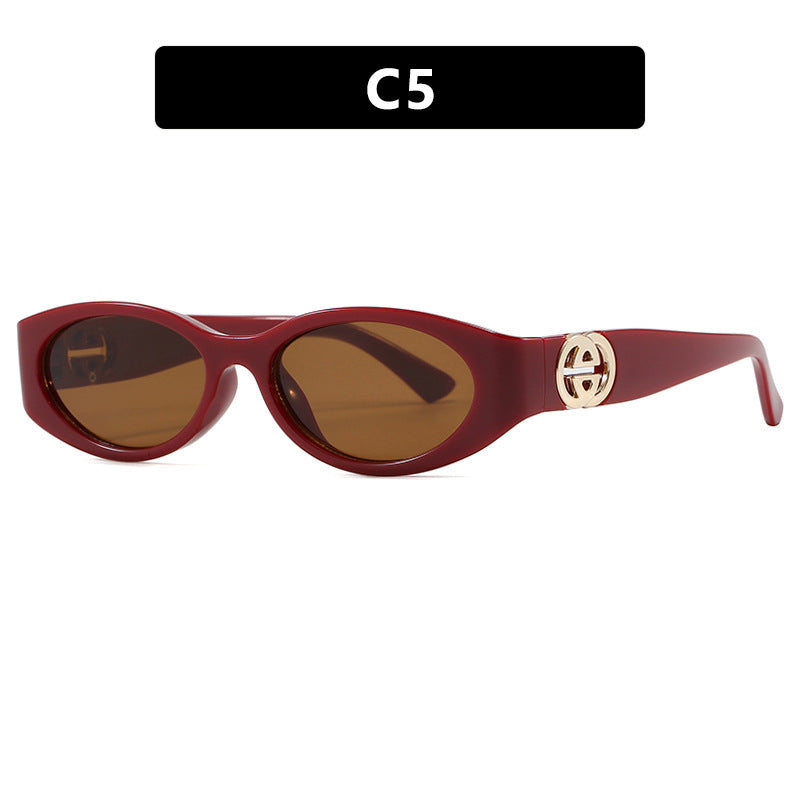 Women's Cat-Eye Sunglasses with UV Protection and Luxurious Accents Skanto
