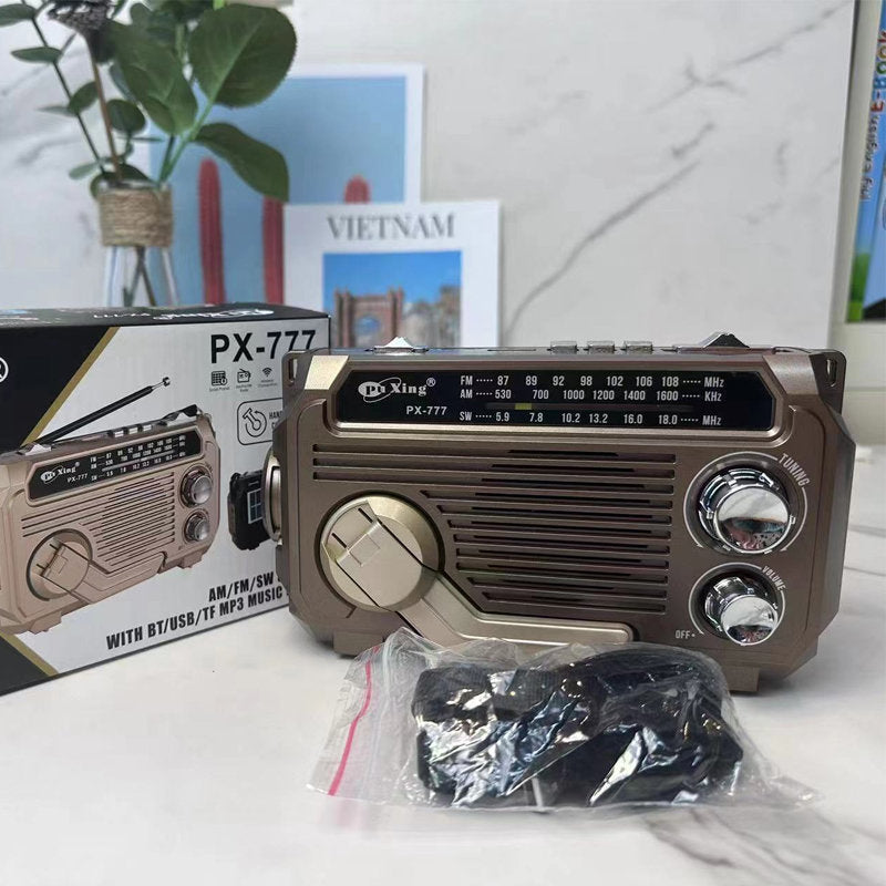 Solenergidrevet radio for camping | Skanto