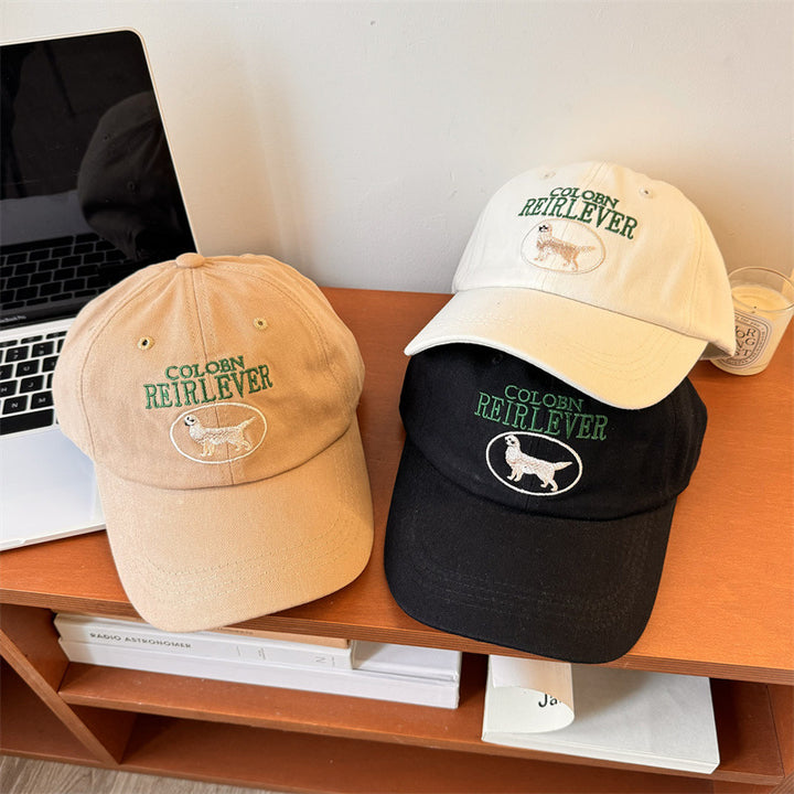 Kvinne Casual Brodert Baseball Caps Skanto