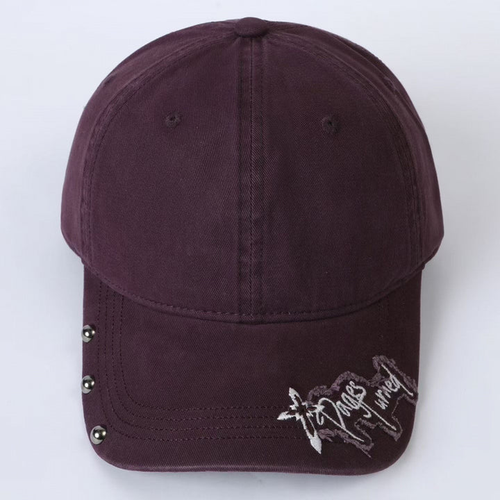 Kvinners broderte justerbare baseballcaps Skanto
