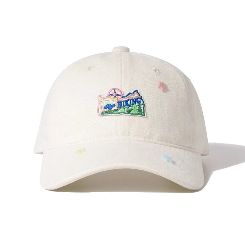 Herre Casual Brodert Turskapse Skanto