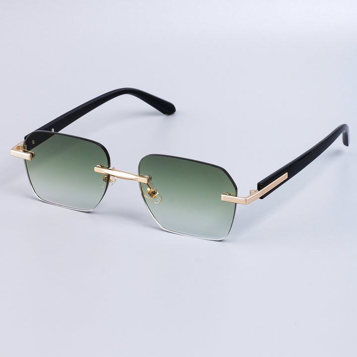Dame mode solbrille med elegant metallramme og robuste glass Skanto