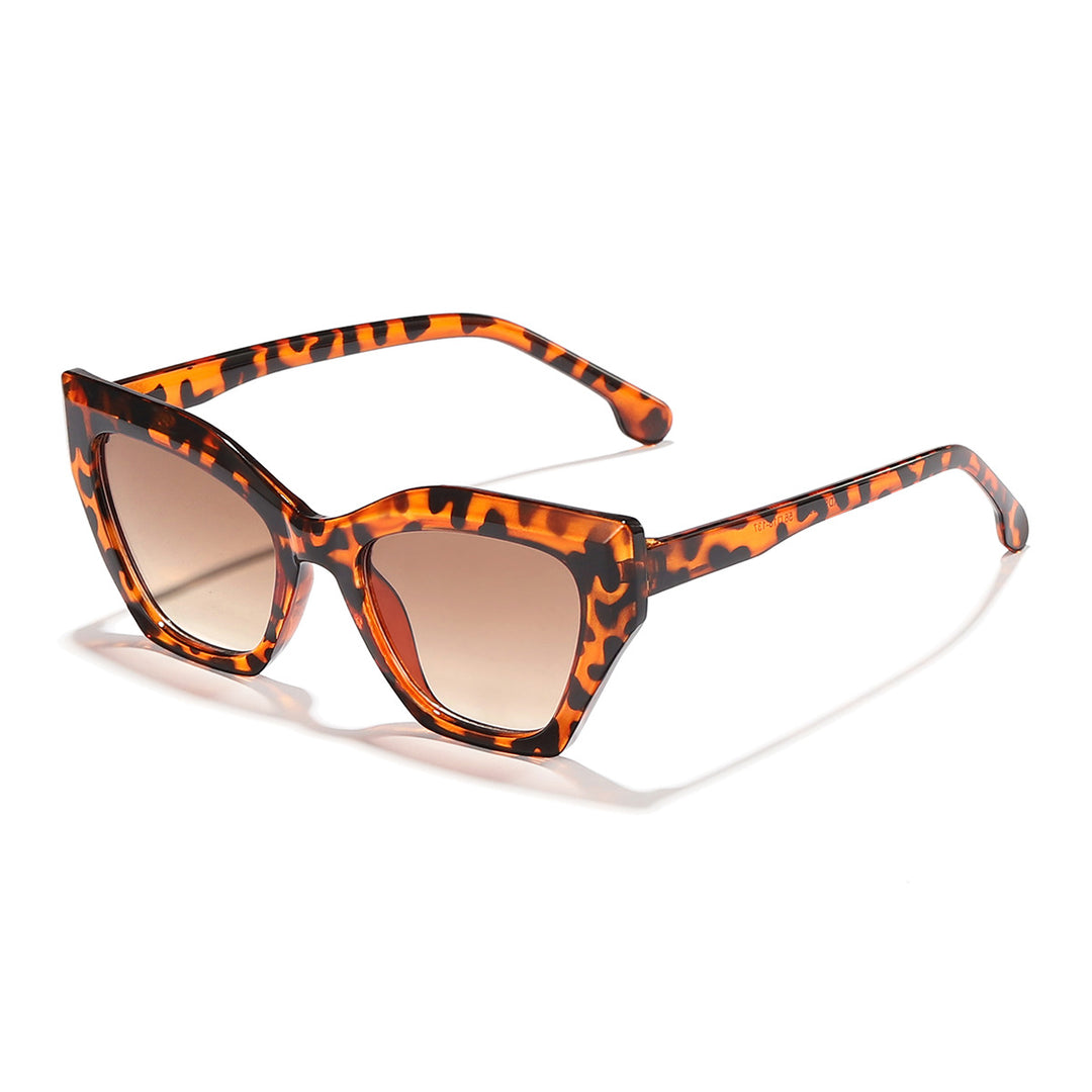 Dame moteriktige solbriller med elegant Cat-Eye-design og slitesterk ramme Skanto