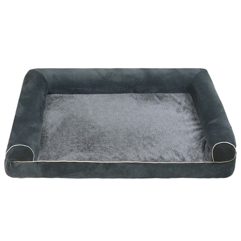 Plush ortopedisk hundeseng