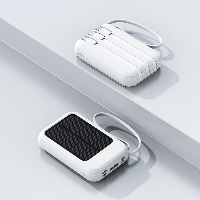Bærbar solcelle-powerbank med hurtiglader Skanto