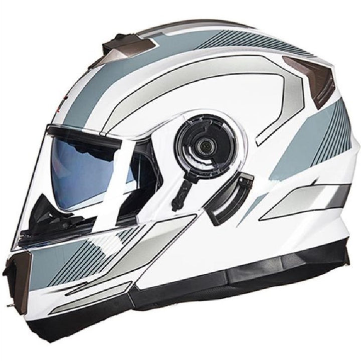 Aerodynamisk Full-Face Motorsykkelhjelm Skanto